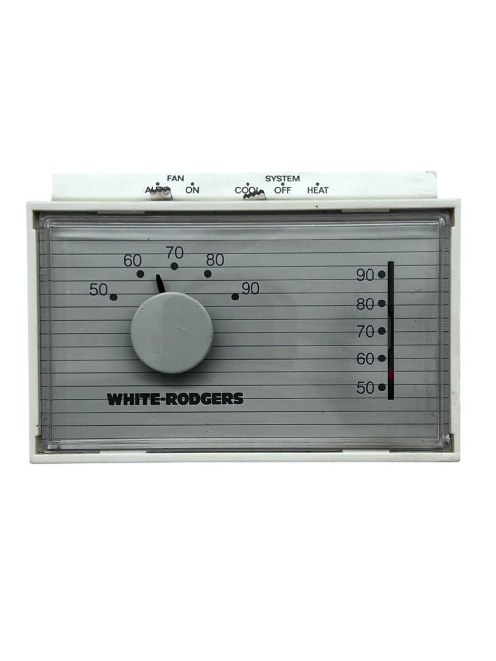 White-Rodgers Vintage Wall Thermostat Manual Heat/Cool Control Mercury Switch